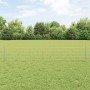 Reja con postes Plateado 0.4 x 50 m Acero