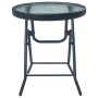 Mesa y sillas de bistró 3 piezas acero gris taupe von vidaXL, Gartensets - Ref: Foro24-3054574, Preis: 144,07 €, Rabatt: %