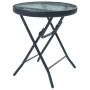 Mesa y sillas de bistró 3 piezas acero gris taupe von vidaXL, Gartensets - Ref: Foro24-3054574, Preis: 144,07 €, Rabatt: %