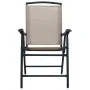Mesa y sillas de bistró 3 piezas acero gris taupe von vidaXL, Gartensets - Ref: Foro24-3054574, Preis: 140,29 €, Rabatt: %