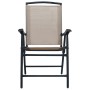 Mesa y sillas de bistró 3 piezas acero gris taupe von vidaXL, Gartensets - Ref: Foro24-3054574, Preis: 144,07 €, Rabatt: %