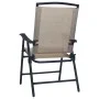 Mesa y sillas de bistró 3 piezas acero gris taupe von vidaXL, Gartensets - Ref: Foro24-3054574, Preis: 140,29 €, Rabatt: %