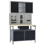 Workbench with three wall panels and a cabinet by vidaXL, Work tables - Ref: Foro24-3053432, Price: 391,62 €, Discount: %