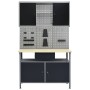 Workbench with three wall panels and a cabinet by vidaXL, Work tables - Ref: Foro24-3053432, Price: 364,98 €, Discount: %