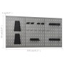 Workbench with three wall panels and a cabinet by vidaXL, Work tables - Ref: Foro24-3053432, Price: 364,98 €, Discount: %