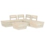 Palettenmöbel für den Garten 6 Stück imprägniertes Tannenholz von vidaXL, Gartensets - Ref: Foro24-3063717, Preis: 262,11 €, ...