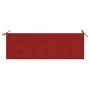 Garden bench with cushion solid acacia wood 157 cm by vidaXL, garden benches - Ref: Foro24-3064272, Price: 183,13 €, Discount: %