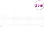 Reja con postes Plateado 0.8 x 25 m Acero