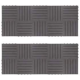 Terrassenfliesen 20 Stück Massivholz Akazie grau 30x30 cm von vidaXL, Böden und Teppiche - Ref: Foro24-3054432, Preis: 99,18 ...