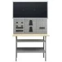 Workbench with three wall panels and a cabinet by vidaXL, Work tables - Ref: Foro24-3053436, Price: 314,93 €, Discount: %