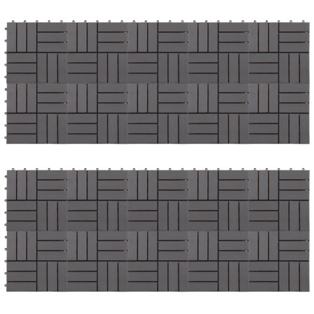 Terrassenfliesen 20 Stk. gewaschenes graues Akazienholz 30x30cm von vidaXL, Böden und Teppiche - Ref: Foro24-3054434, Preis: ...