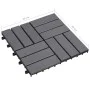 Terrace tiles 20 units acacia wood gray washed 30x30cm by vidaXL, Floors and carpets - Ref: Foro24-3054434, Price: 103,14 €, ...