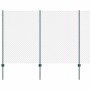 Reja con postes Verde 1.5 x 10 m Acero