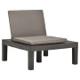 Garden loungers with cushions 4 units anthracite gray plastic by vidaXL, Garden chairs - Ref: Foro24-3054427, Price: 341,26 €...