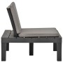 Garden loungers with cushions 4 units anthracite gray plastic by vidaXL, Garden chairs - Ref: Foro24-3054427, Price: 341,26 €...
