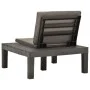 Garden loungers with cushions 4 units anthracite gray plastic by vidaXL, Garden chairs - Ref: Foro24-3054427, Price: 337,38 €...