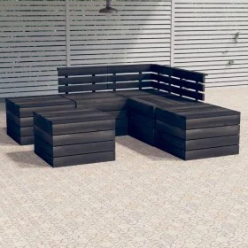 6-teiliges Paletten-Gartenmöbel-Set von vidaXL, Gartensets - Ref: Foro24-3063744, Preis: 346,70 €, Rabatt: %