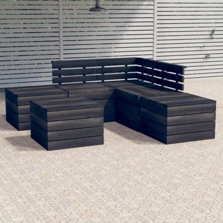 6-piece pallet garden furniture set by vidaXL, Garden sets - Ref: Foro24-3063744, Price: 346,70 €, Discount: %