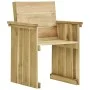 Set muebles de comedor de jardín 7 pzas madera pino impregnada de vidaXL, Conjuntos de jardín - Ref: Foro24-3054429, Precio: ...