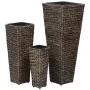 Bettwäscheset 3-teilig dunkelbraune Wasserhyazinthe von vidaXL, Töpfe und Pflanzgefäße - Ref: Foro24-45569, Preis: 110,22 €, ...