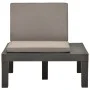 Tumbonas jardín con cojines 2 unidades plástico gris antracita de vidaXL, Sillas de jardín - Ref: Foro24-3054426, Precio: 170...