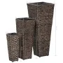Bettwäscheset 3-teilig dunkelbraune Wasserhyazinthe von vidaXL, Töpfe und Pflanzgefäße - Ref: Foro24-45569, Preis: 110,22 €, ...