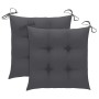 Folding garden chairs with cushions 2 units bamboo by vidaXL, Garden chairs - Ref: Foro24-3064002, Price: 112,26 €, Discount: %