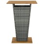 Conjunto de bar para jardín 3 piezas gris de vidaXL, Conjuntos de jardín - Ref: Foro24-3064869, Precio: 379,93 €