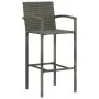 Garden bar set 3 pieces gray by vidaXL, Garden sets - Ref: Foro24-3064869, Price: 346,57 €, Discount: %