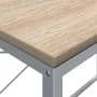 Computertisch aus weißem und Eichenholzwerkstoff von vidaXL, Schreibtische - Ref: Foro24-30210, Preis: 84,66 €, Rabatt: %
