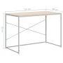 White and oak engineered wood computer desk by vidaXL, Desks - Ref: Foro24-30210, Price: 84,59 €, Discount: %
