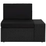 Garden furniture set 5 pieces black synthetic rattan by vidaXL, Garden sets - Ref: Foro24-3054575, Price: 429,56 €, Discount: %