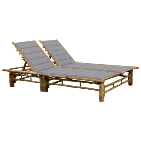 Bamboo lounger with cushions for 2 people by vidaXL, Loungers - Ref: Foro24-3063946, Price: 341,68 €, Discount: %