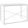 Weißer Computertisch aus Holzwerkstoff, 110 x 60 x 70 cm von vidaXL, Schreibtische - Ref: Foro24-30209, Preis: 105,37 €, Raba...