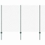Reja con postes Verde 1.6 x 25 m Acero