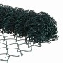 Reja con postes Verde 1.6 x 25 m Acero