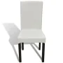 Funda para silla elástica recta 6 unidades crema de vidaXL, Fundas - Ref: Foro24-130380, Precio: 28,93 €, Descuento: %
