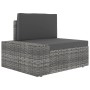 5-teiliges Gartenmöbel-Set aus synthetischem Rattangrau von vidaXL, Gartensets - Ref: Foro24-3054599, Preis: 453,23 €, Rabatt: %