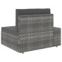 5-teiliges Gartenmöbel-Set aus synthetischem Rattangrau von vidaXL, Gartensets - Ref: Foro24-3054599, Preis: 453,23 €, Rabatt: %