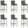 7-piece garden bar furniture set and gray synthetic rattan cushions by vidaXL, Garden sets - Ref: Foro24-3064835, Price: 533,...