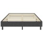 Box spring bed dark gray fabric 120x200 cm by vidaXL, Beds and slatted bases - Ref: Foro24-3054707, Price: 325,54 €, Discount: %