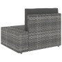 Gartenmöbel-Set 4-teilig aus grauem synthetischem Rattan von vidaXL, Gartensets - Ref: Foro24-3054601, Preis: 364,32 €, Rabat...