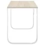 White and oak engineered wood computer desk by vidaXL, Desks - Ref: Foro24-30202, Price: 106,30 €, Discount: %