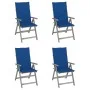 Liegende Gartenstühle mit 4 Kissen aus massivem Akazienholz von vidaXL, Gartenstühle - Ref: Foro24-3065387, Preis: 297,33 €, ...