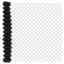 Reja con postes Gris 1.5 x 25 m Acero
