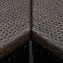 4-teiliges Garten-Bar-Set und braune Kissen aus synthetischem Rattan von vidaXL, Gartensets - Ref: Foro24-3064922, Preis: 357...