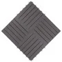 Terrace tiles 30 units washed gray acacia wood 30x30cm by vidaXL, Floors and carpets - Ref: Foro24-3054433, Price: 145,74 €, ...