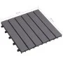 Terrace tiles 30 units washed gray acacia wood 30x30cm by vidaXL, Floors and carpets - Ref: Foro24-3054433, Price: 145,74 €, ...