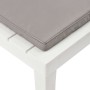 Gartenliegen mit Kissen 4 Einheiten aus weißem Kunststoff von vidaXL, Gartenstühle - Ref: Foro24-3054425, Preis: 341,26 €, Ra...
