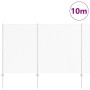 Reja con postes Plateado 1.5 x 10 m Acero